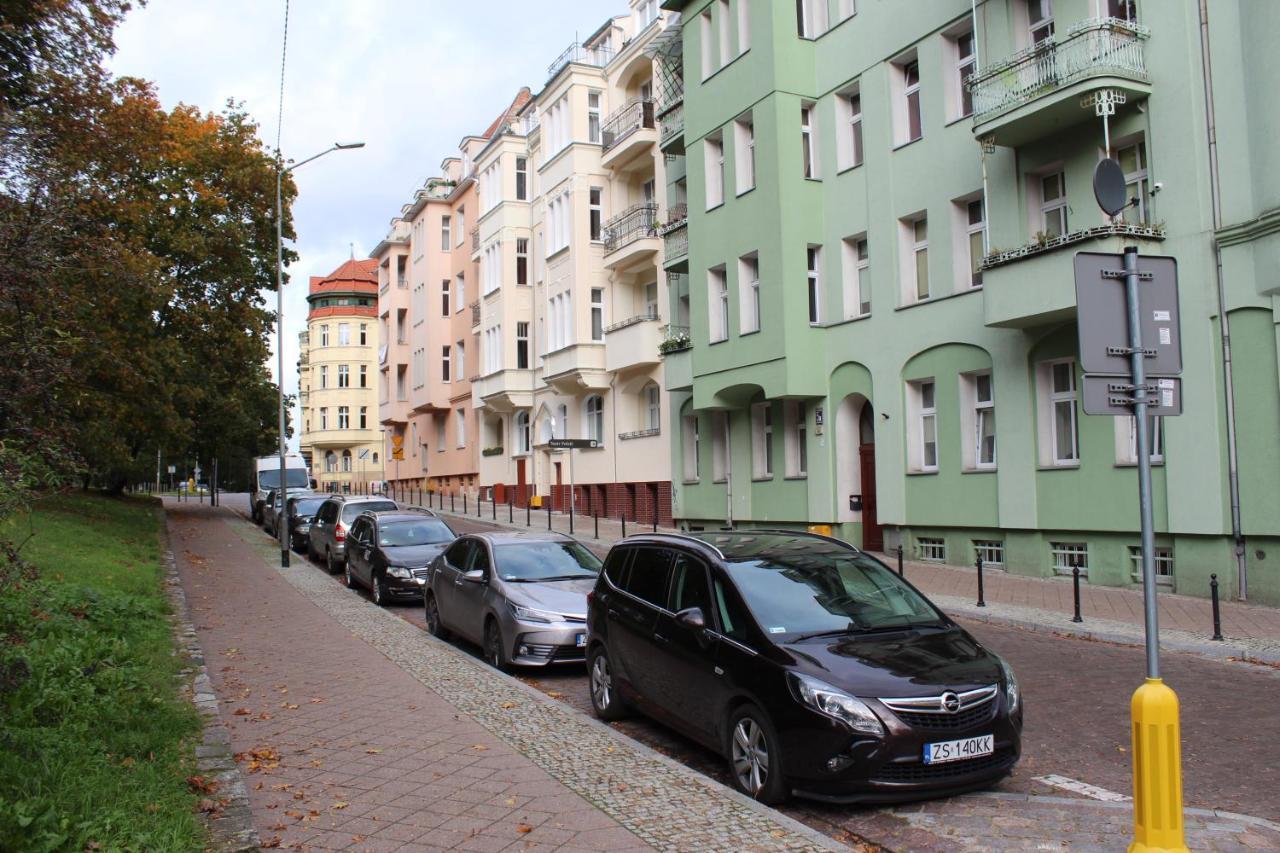 Ferienwohnung Szarotka II Stettin Exterior foto