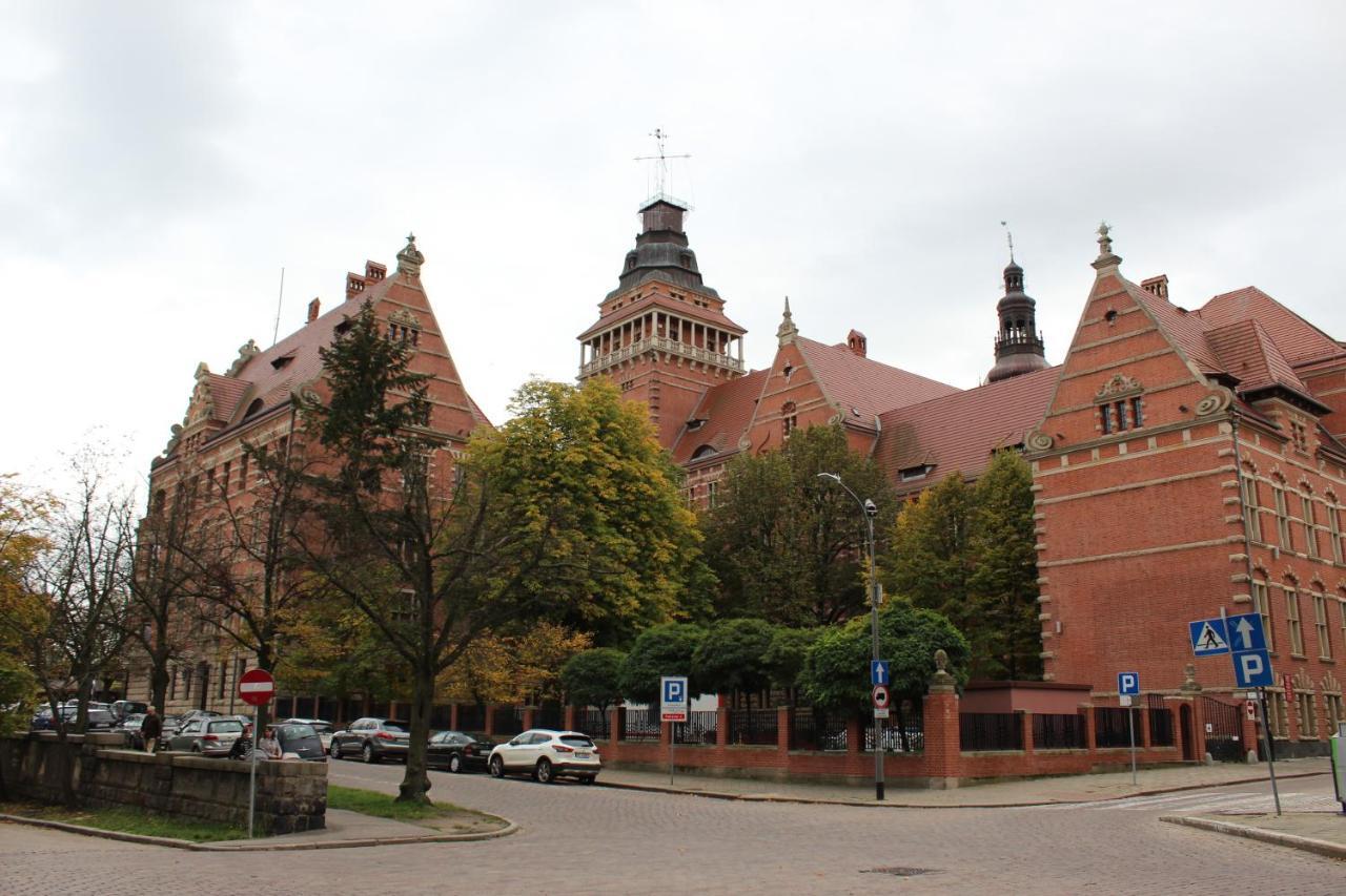 Ferienwohnung Szarotka II Stettin Exterior foto