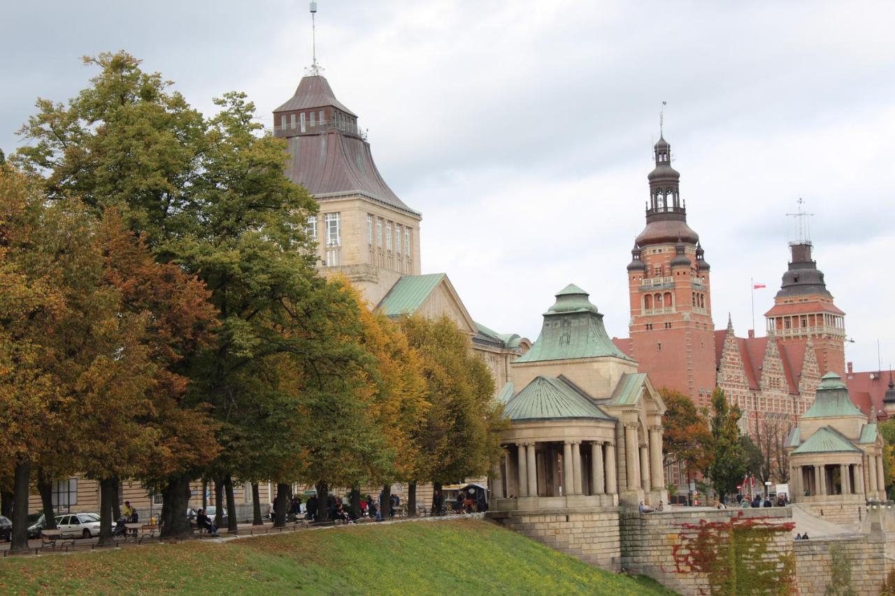 Ferienwohnung Szarotka II Stettin Exterior foto